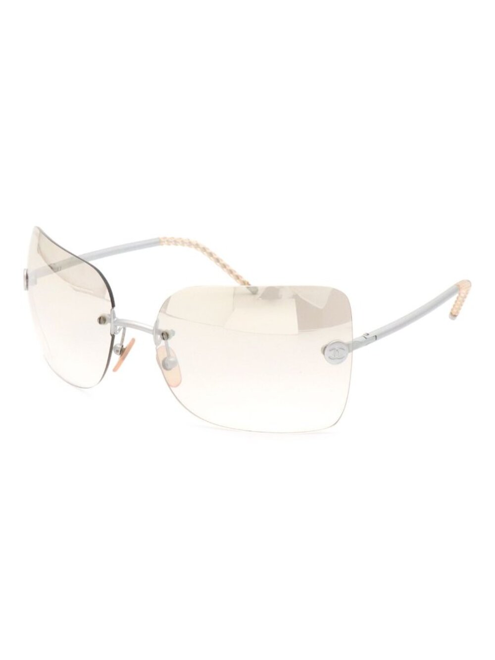 Chanel CC Logo Sunglasses Eyewear Butterfly